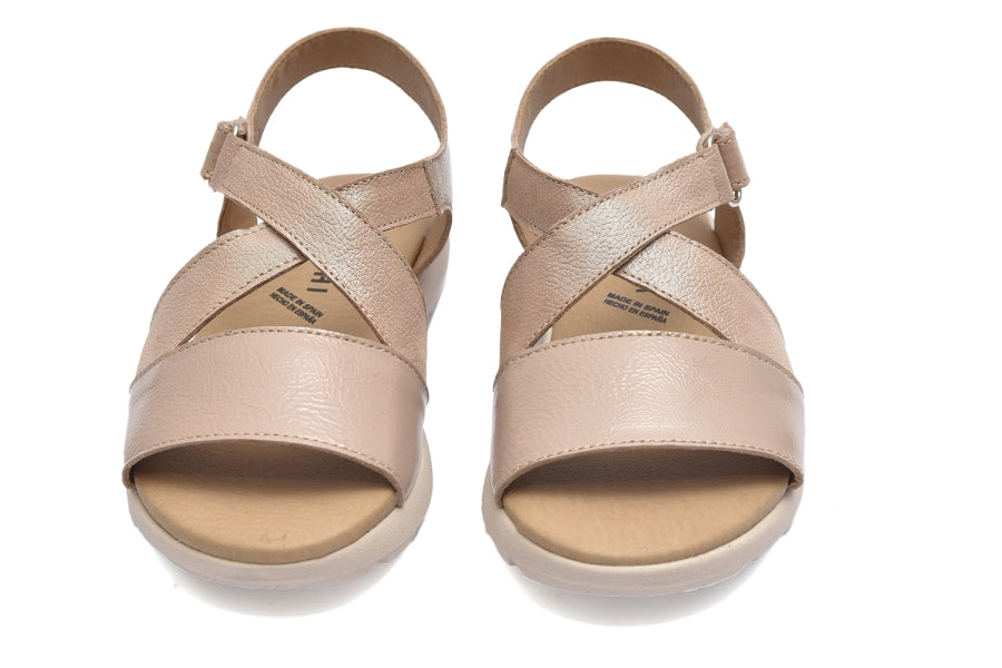 SANDALIA PIEL NUDE 38902