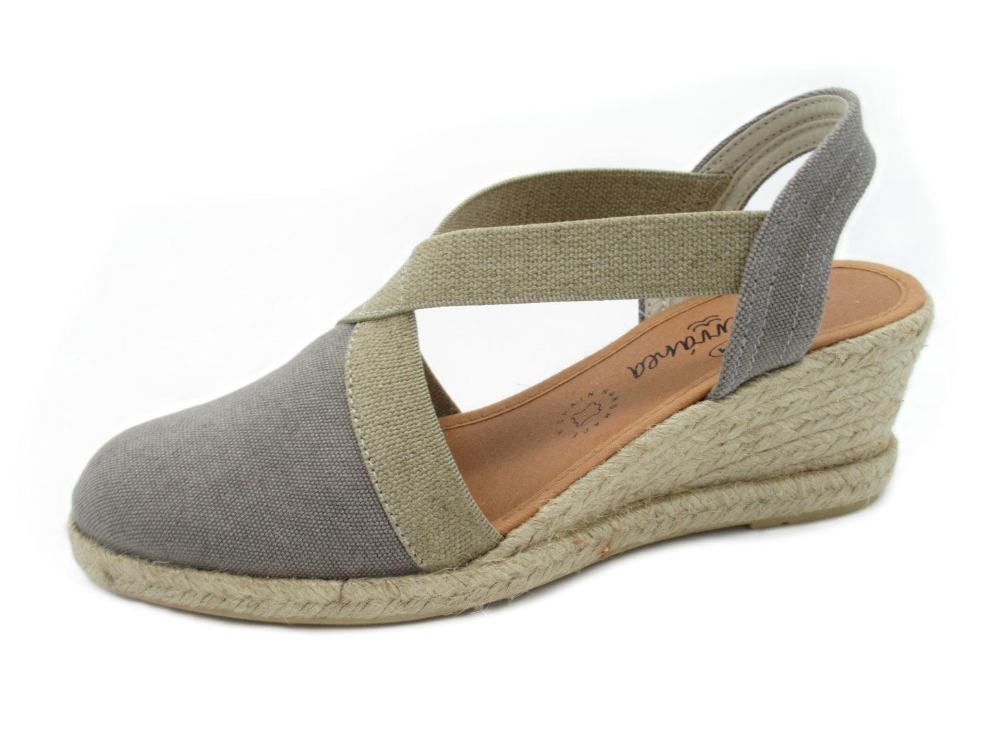 SANDALIA GRIS CUÑA 50184