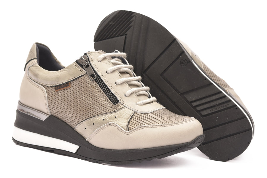 DEPORTIVA PIEL BEIG 40601