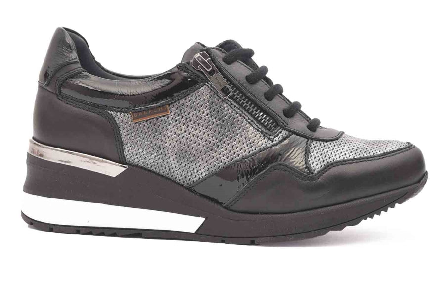 DEPORTIVA PIEL NEGRA 40601