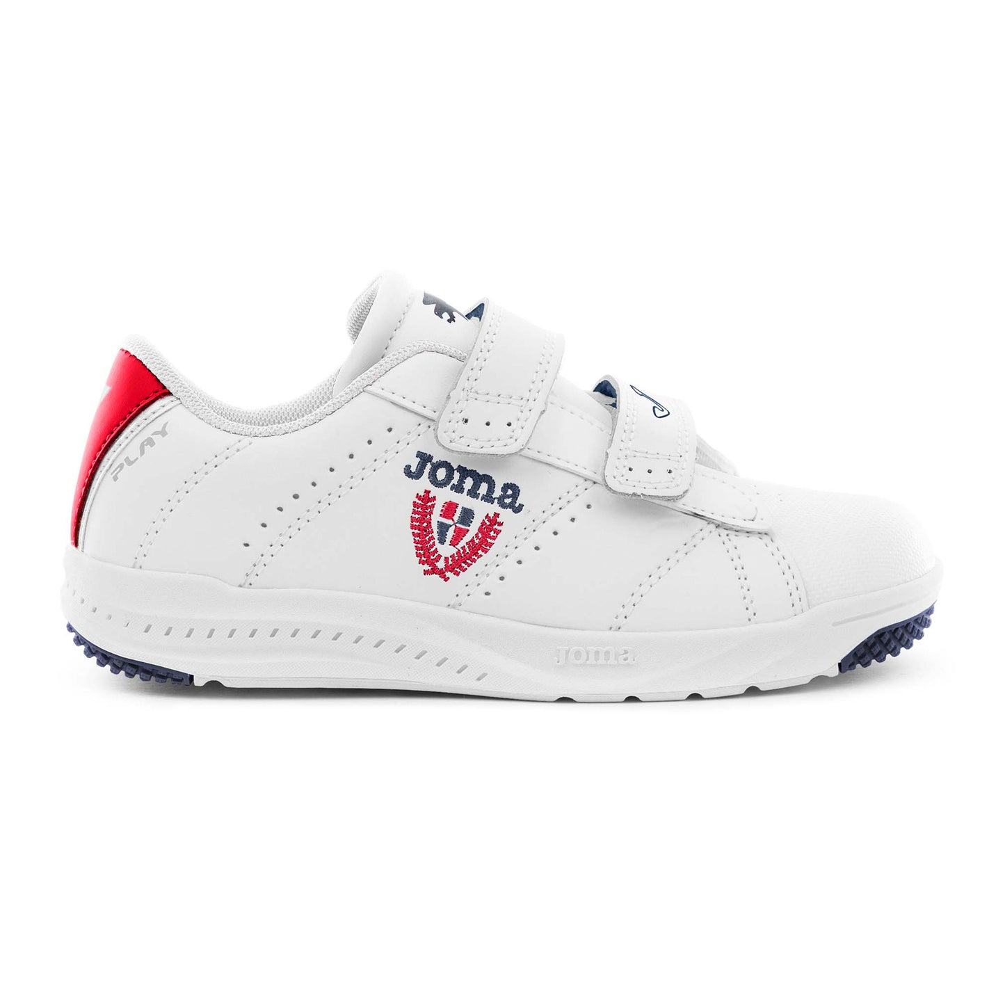 DEPORTIVA PLAY JR 2353 BLANCO ROJO