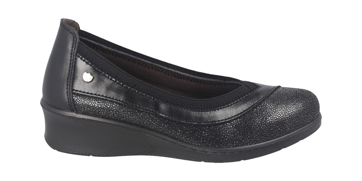 BAILARINA PIEL NEGRO 21853FA