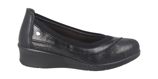 BAILARINA PIEL NEGRO 21853FA