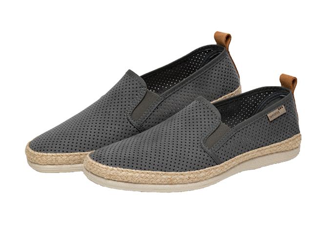 MOCASIN CALADO GRIS P00530