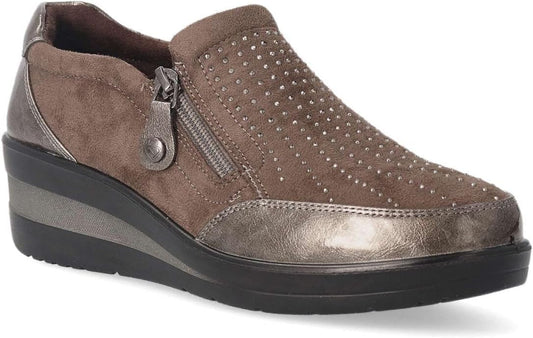 MOCASIN CONFORT TAUPE AMD25337