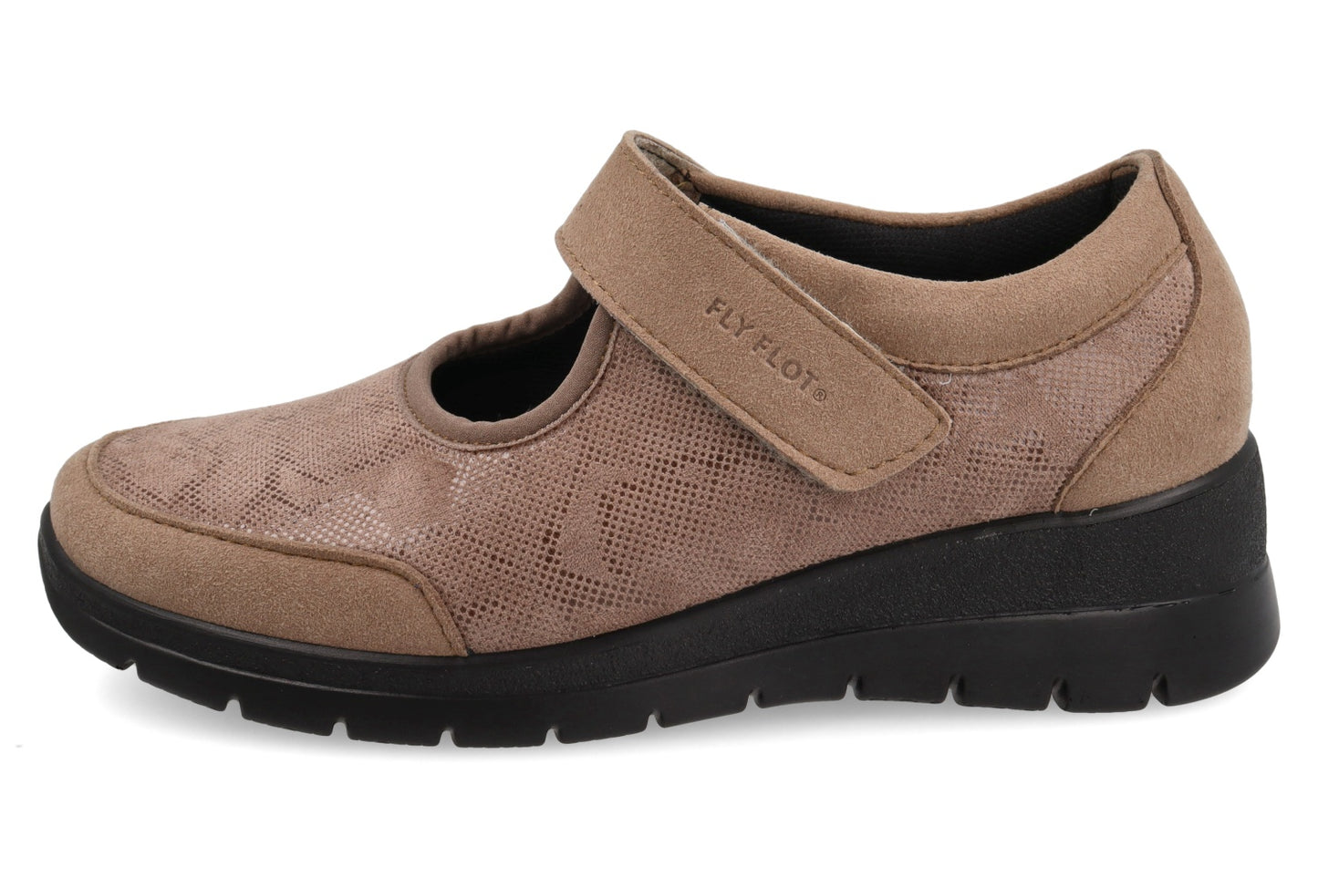 SANDALIA CON VELCRO MARRON 2004