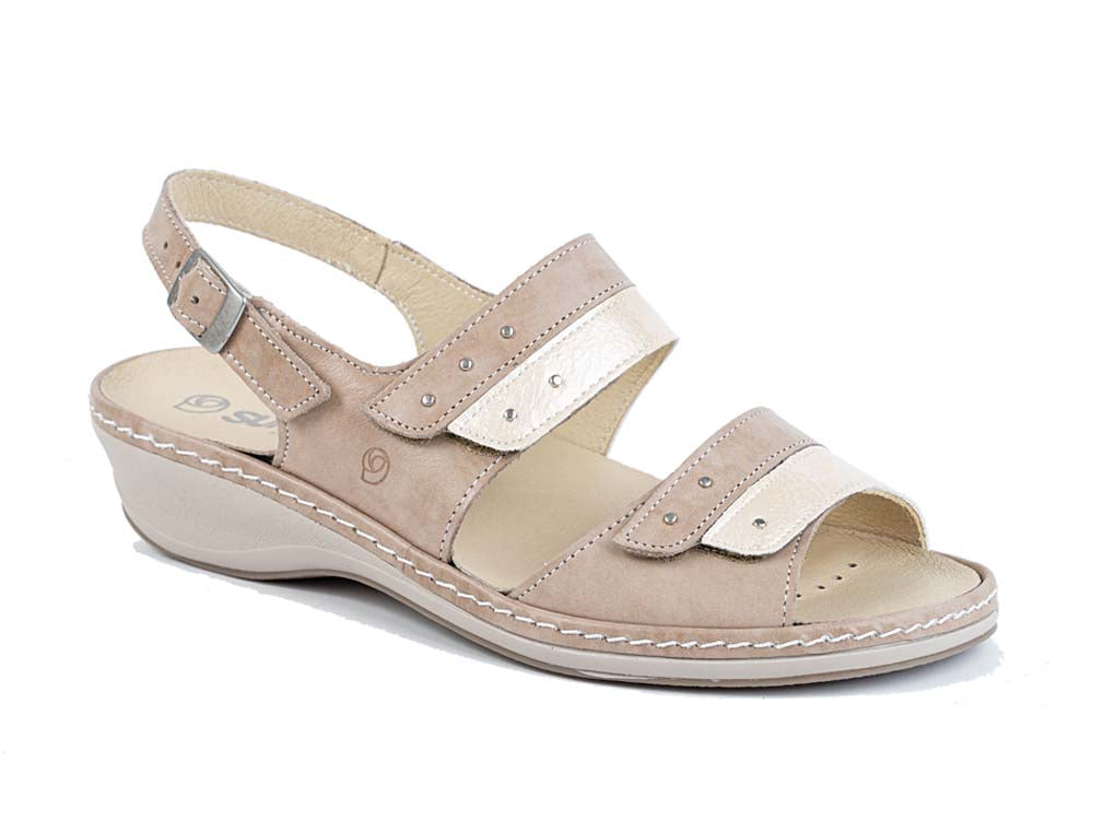 SANDALIA PIEL BEIG 3034