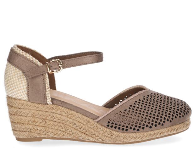 SANDALIA TAUPE CUÑA URSULA10