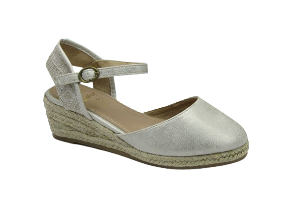 SANDALIA YUTE PLATINO 2470-1
