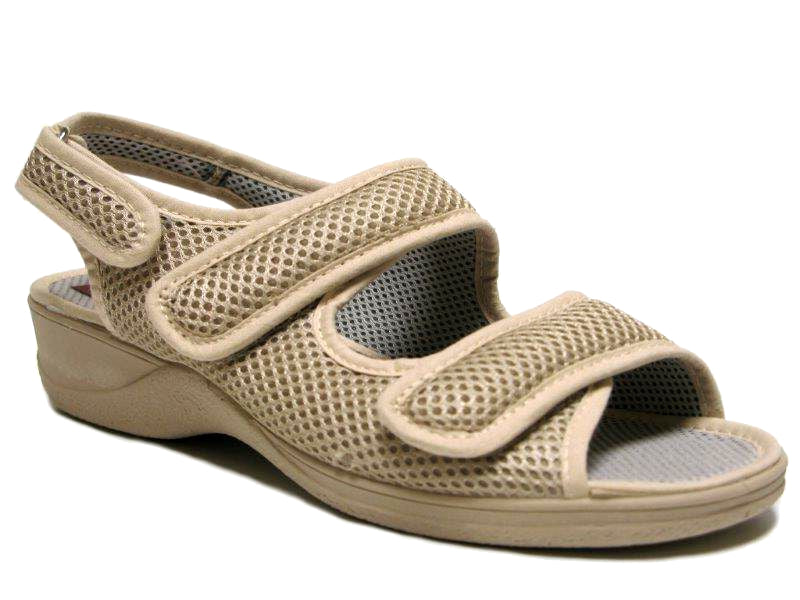 SANDALIA MARRON VELCRO 21739