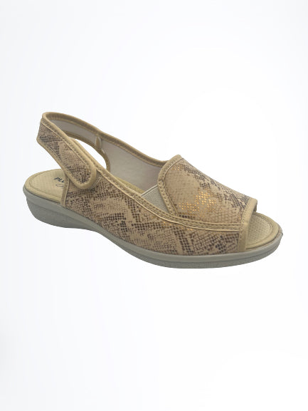 SANDALIA LICRA ORO 1372