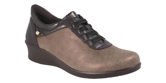 ZAPATO PIEL TAUPE LA21869