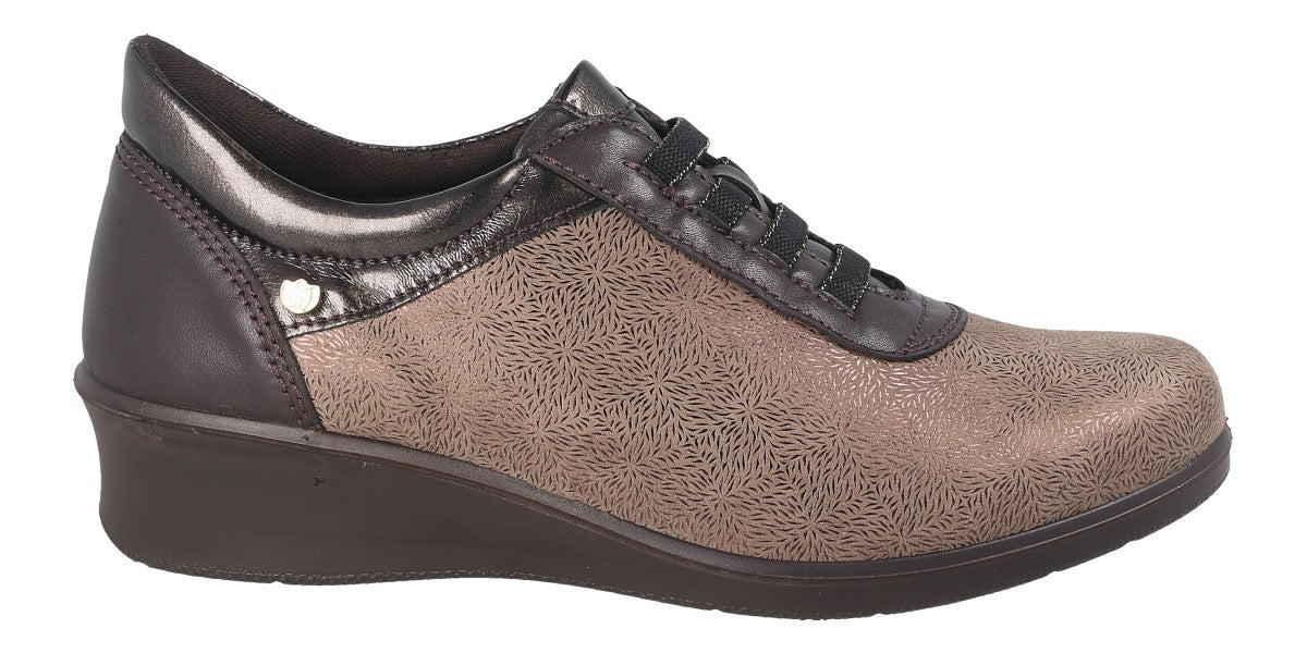 ZAPATO PIEL TAUPE LA21869