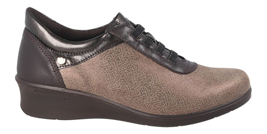 ZAPATO PIEL TAUPE LA21869