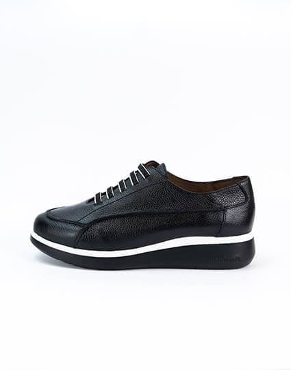 Deportiva de piel Wild Negra