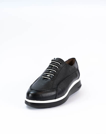 Deportiva de piel Wild Negra