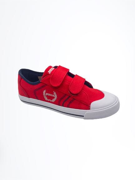 Deportiva lona roja Revel