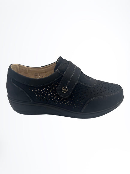 DEPORTIVA NEGRA VELCRO X503