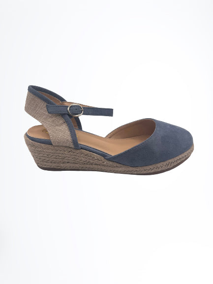 Sandalia Cuña Jeans 2313-1