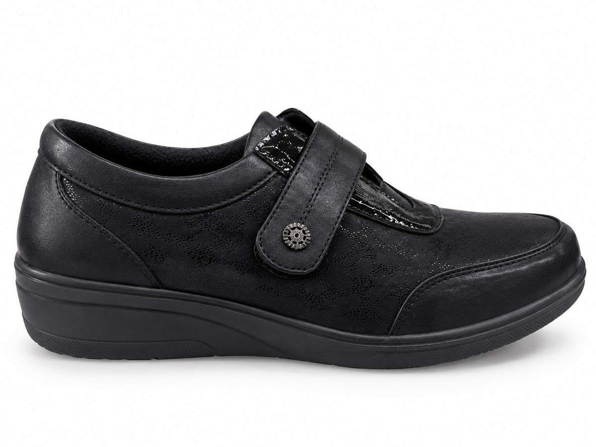 DEPORTIVA VELCRO NEGRA ZSQ181