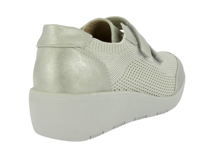 DEPORTIVA VELCRO PLATA 40103