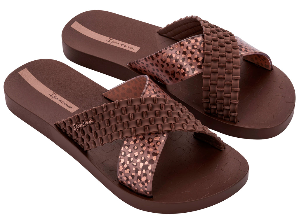 CHANCLA IPANEMA SENSE SLIDE BROWN 27214