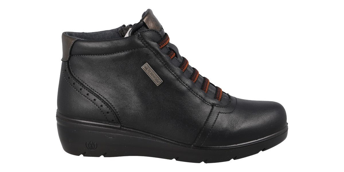 BOTIN PIEL NEGRO LA26847NA