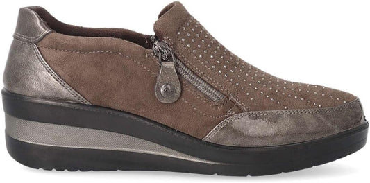 MOCASIN CONFORT TAUPE  AMD25337