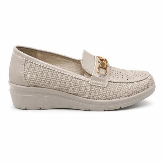 MOCASIN PLATINO NA8561