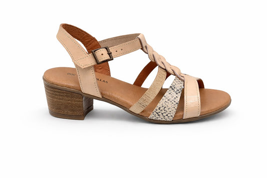 SANDALIA PIEL BEIG 37955
