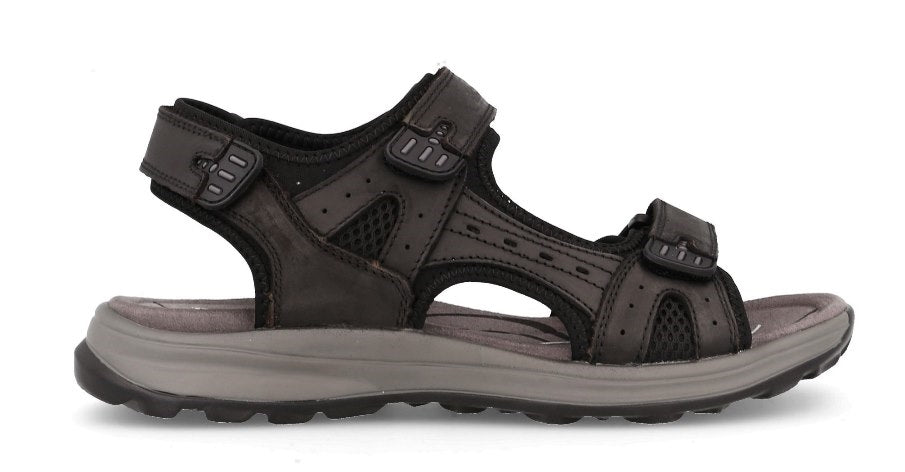 SANDALIA NEGRA PIEL 25171