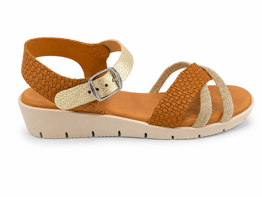 SANDALIA PIEL ARENA 2538