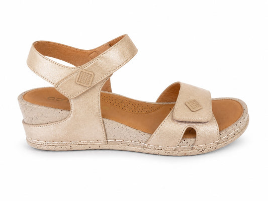 SANDALIA PLATINO 30216