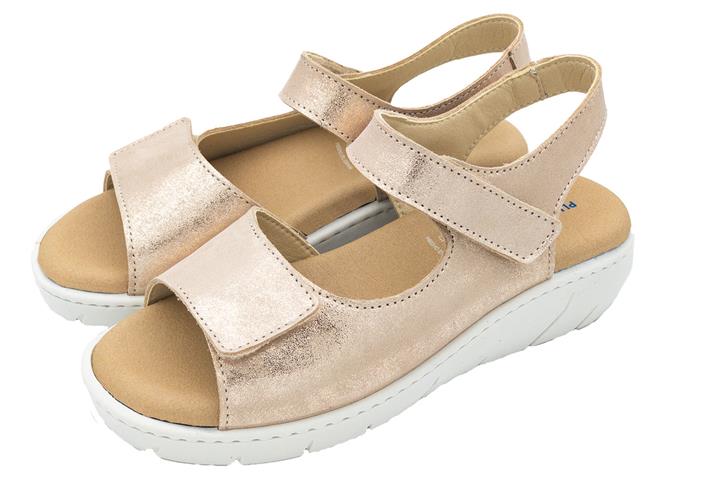 SANDALIA VELCRO BEIG A14720