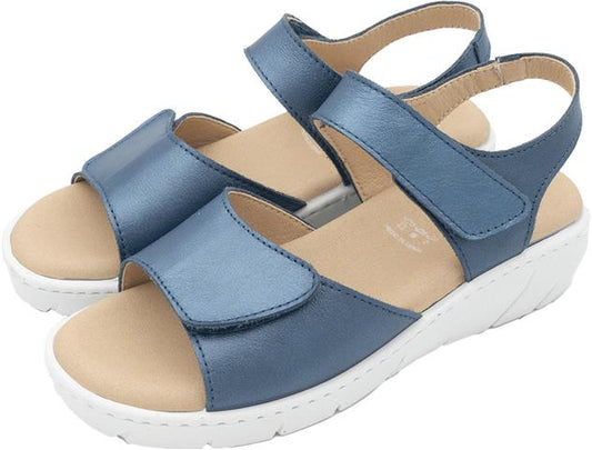 SANDALIA VELCRO MARINO A14720