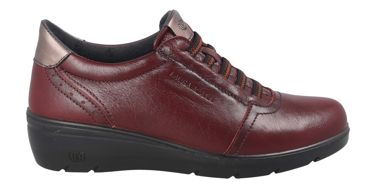 ZAPATO PIEL BURDEOS LA26846