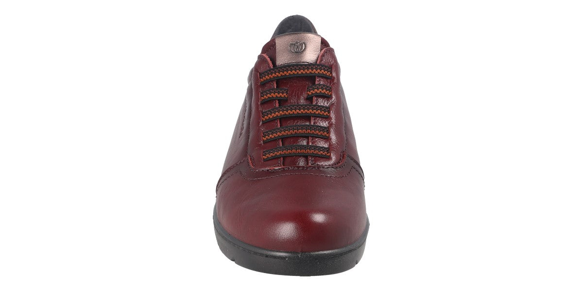 ZAPATO PIEL BURDEOS LA26846