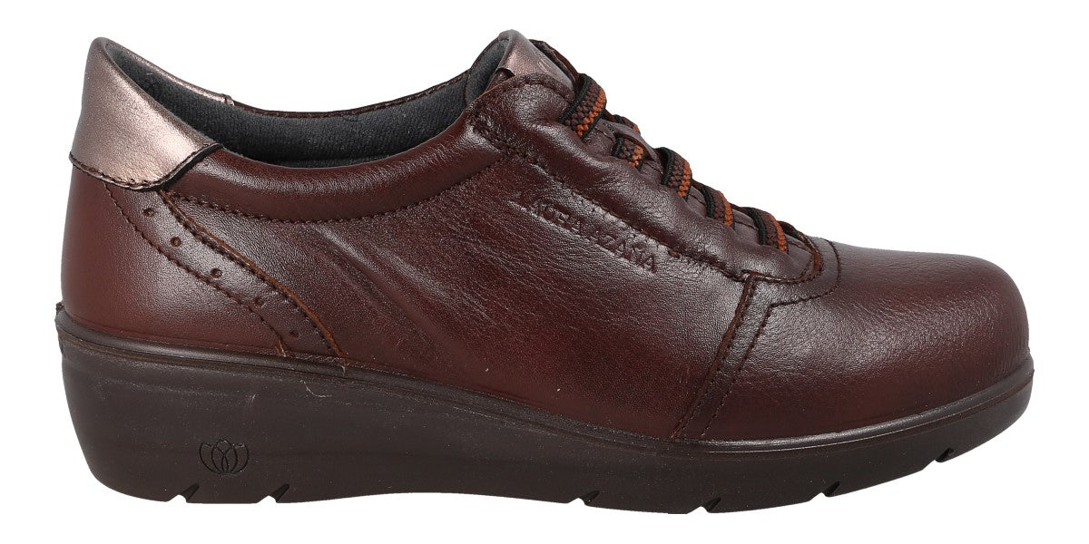 ZAPATO PIEL COÑAC LA26846