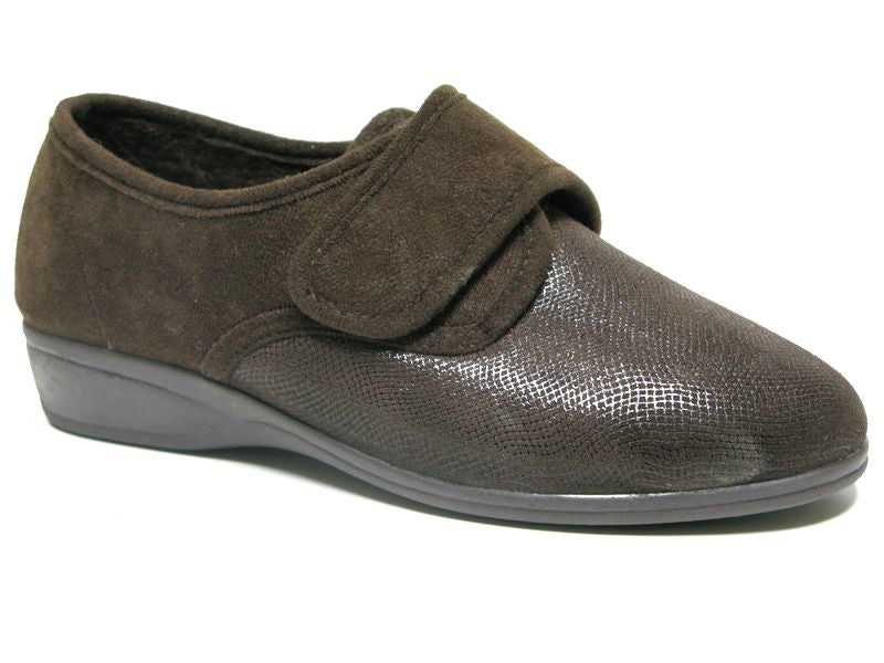 Zapato Velcro Marrón 755A