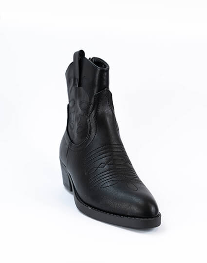 Botin discount negro campero