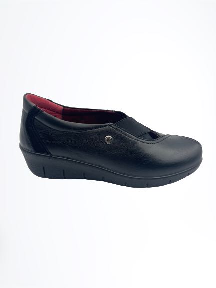 Zapato Elástico Negro 17191