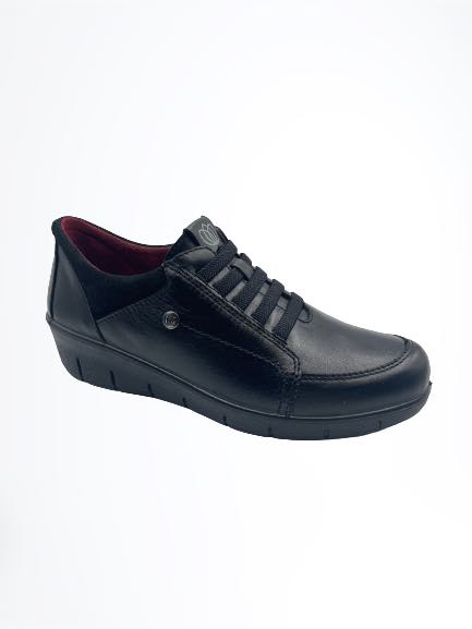 Zapato Elástico Negro 17176