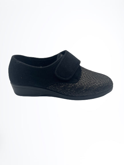 Zapato Velcro Negro 753A