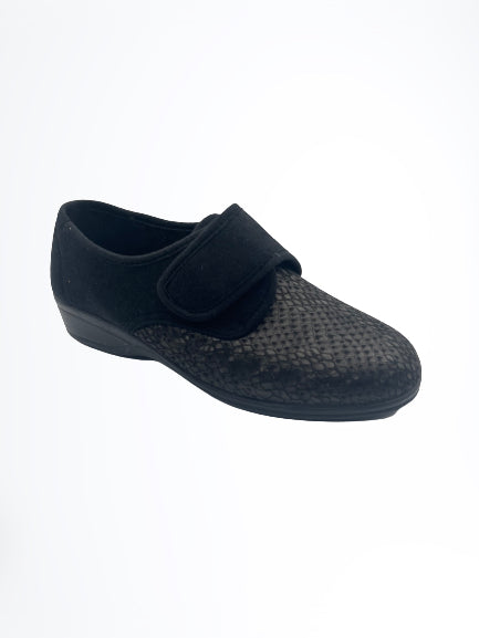 Zapato Velcro Negro 753A